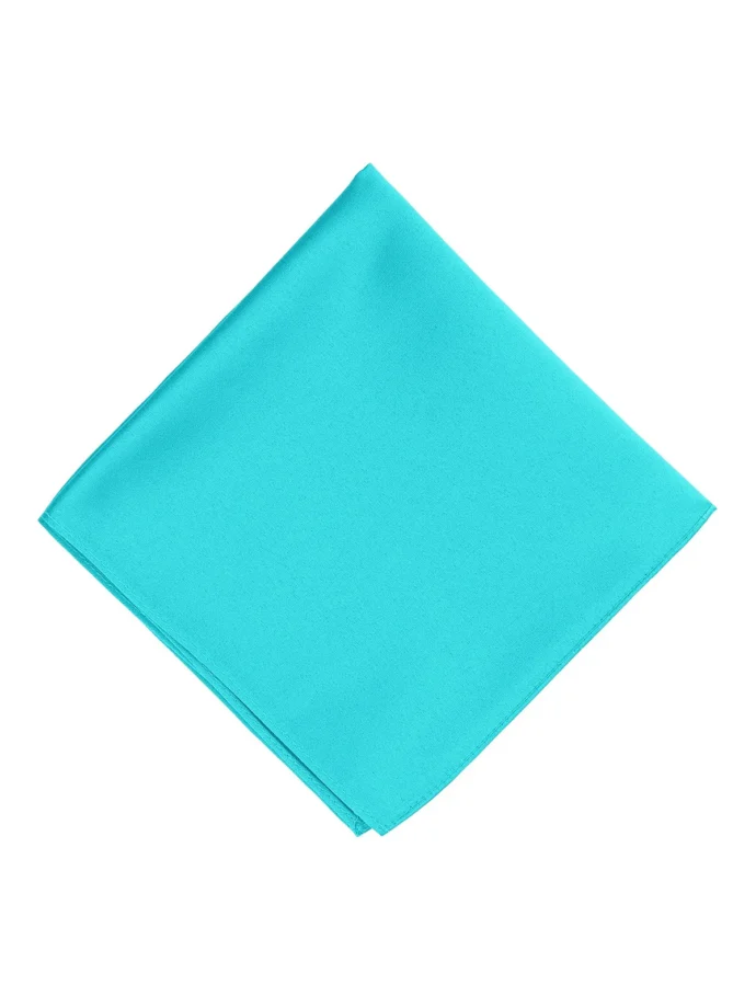 Lenço Liso Azul Tiffany