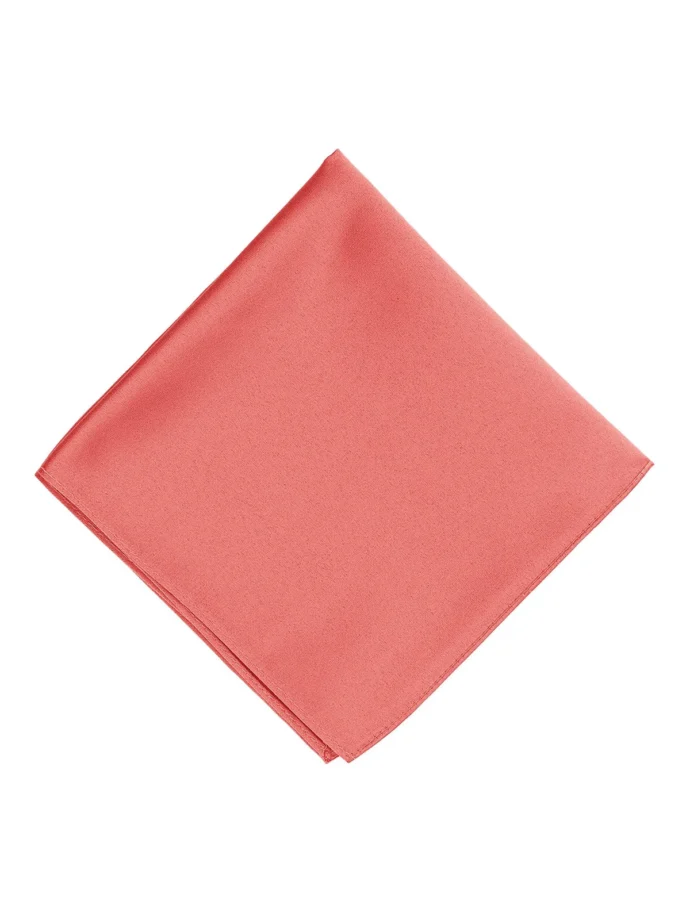 Lenço Liso Coral