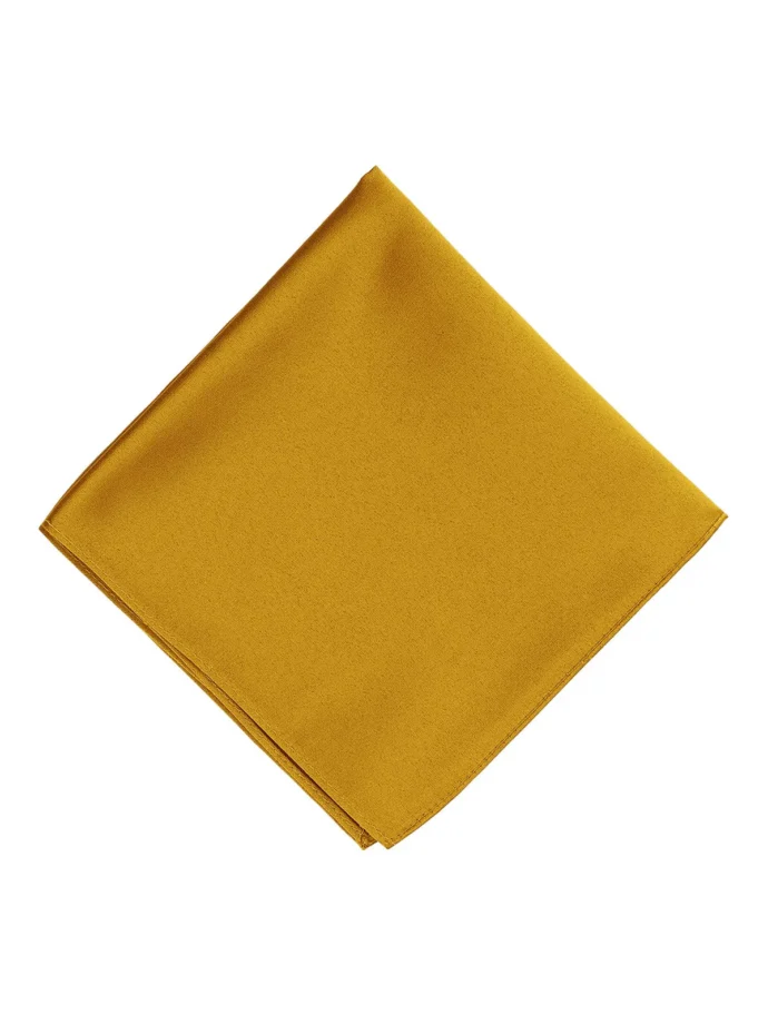 Lenço Liso Dourado