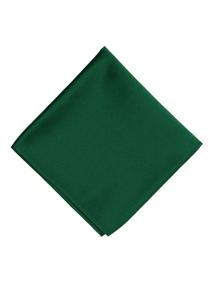 Lenço Liso Verde Garrafa
