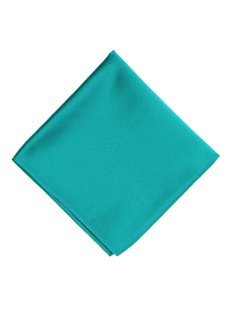 Lenço de Bolso Verde Petroleo