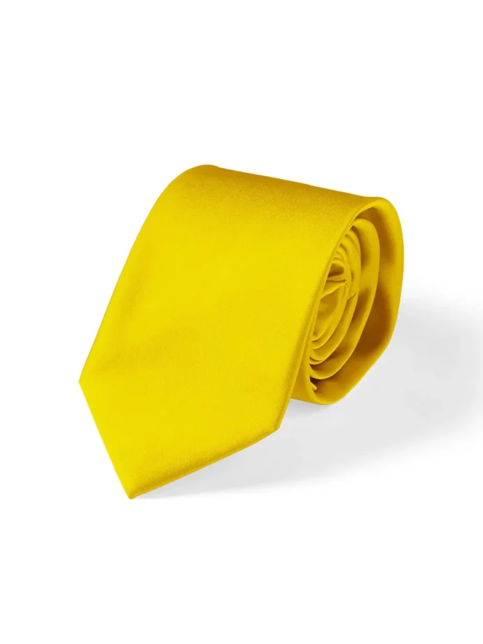 Gravata Tradicional Amarelo