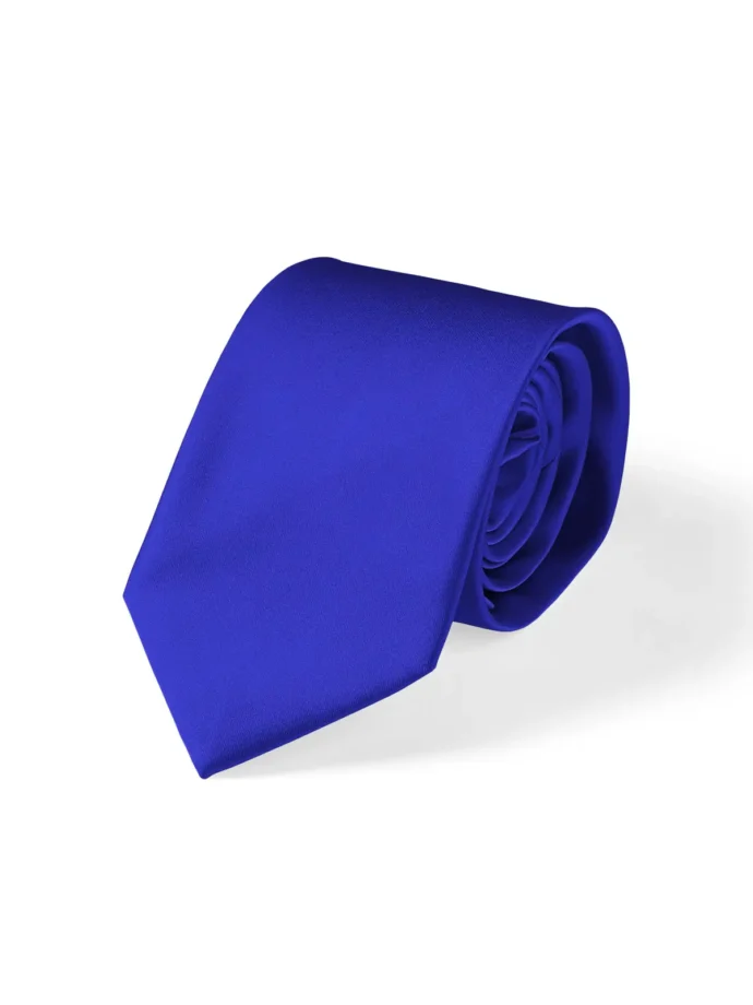 Gravata Tradicional Azul Bic