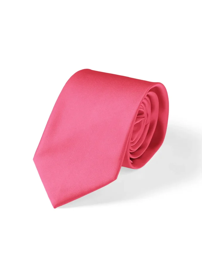 Gravata Tradicional Rosa Coral